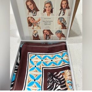 NWT Lilly Pulitzer Silk Scarf